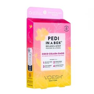 🆓️ W/ $50 Purchase! Voesh New York Pedi in a Box 🌴🥥Coco Colada Oasis ~ NWT